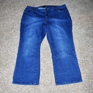 Petite Straight-Leg Stretch Jeans by Denim 24/7